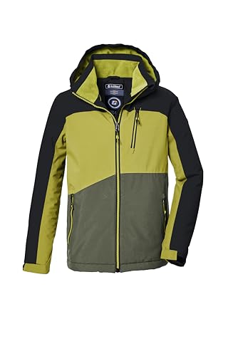 killtec Jungen Funktionsjacke mit Kapuze und Schneefang KOW 370 BYS JCKT, neon blue, 164, 42164-000 im Sale